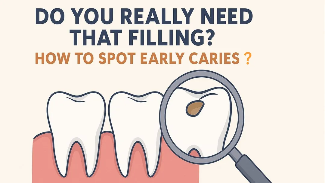 Do you Really Need that filling? How to spot early caries